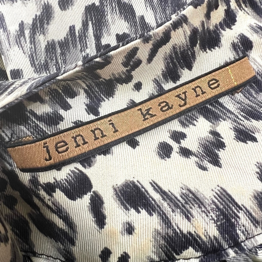 Jenni Kayne Silk Animal PrintMini Dress Women’s Medium - Picture 10 of 11